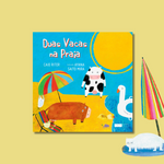Duas vacas na praia