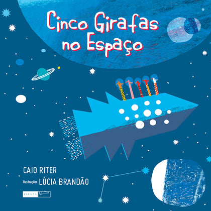 Cinco girafas no espaço